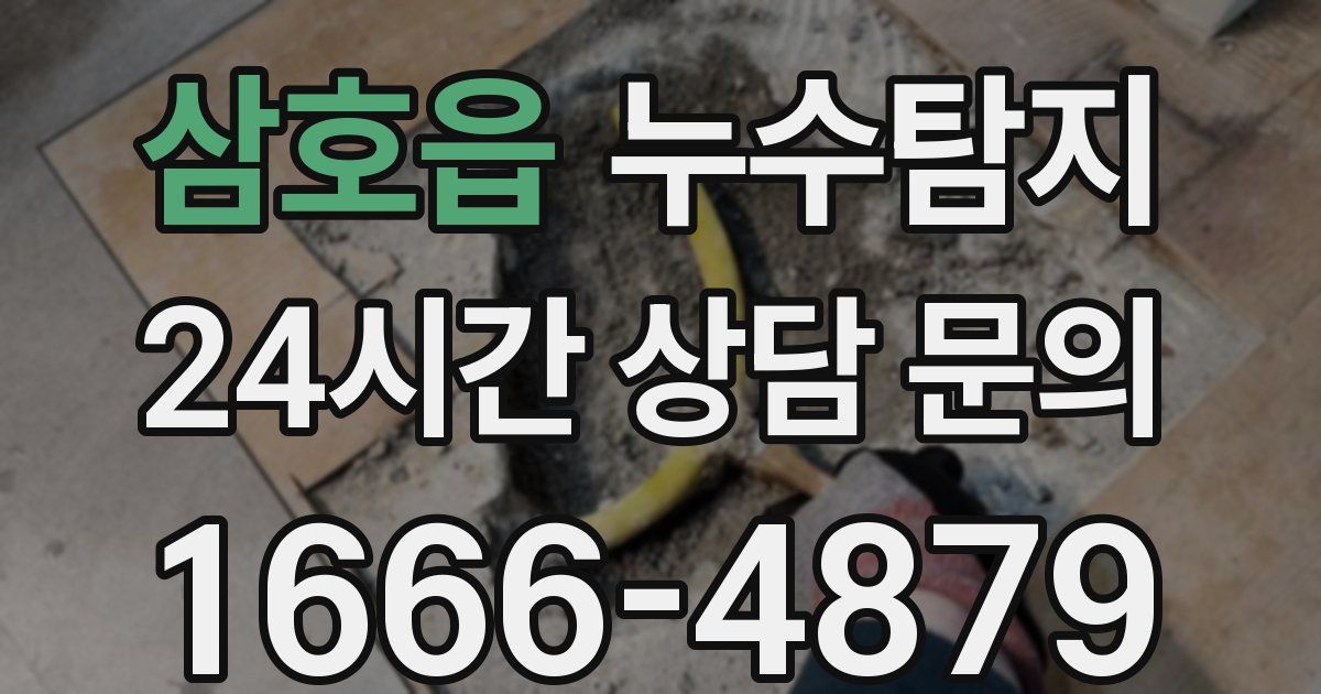 하수구막힘