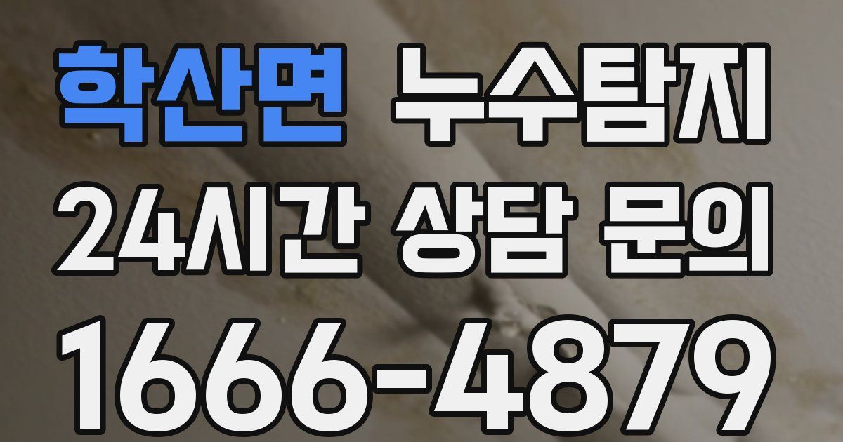하수구막힘