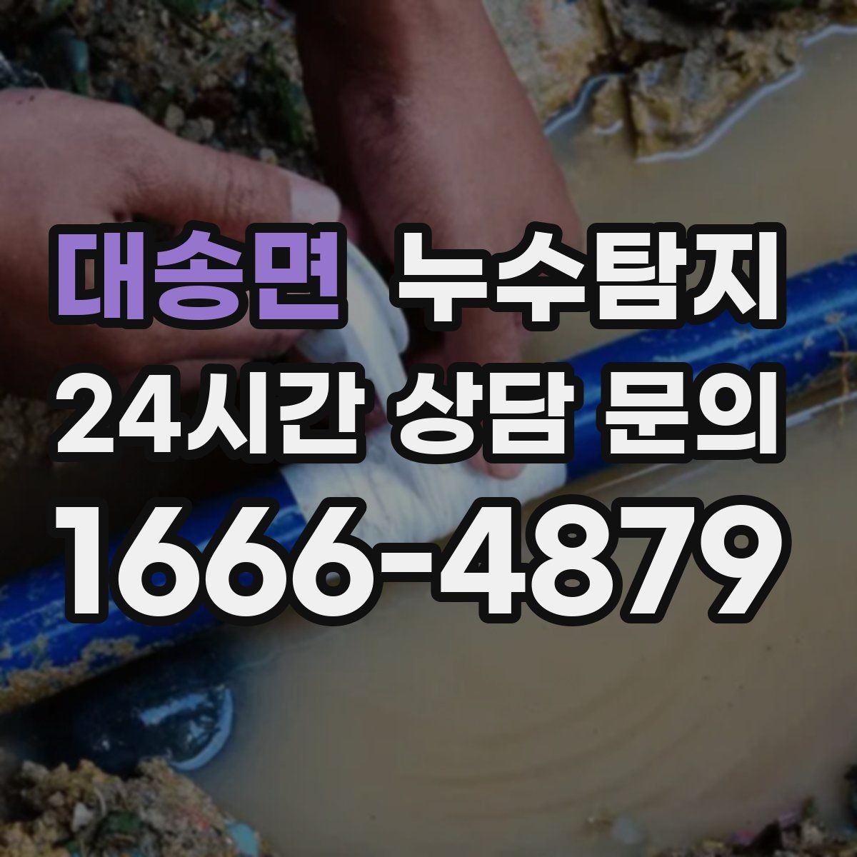 대송면 누수탐지 식기세척기 급수 누수 점검