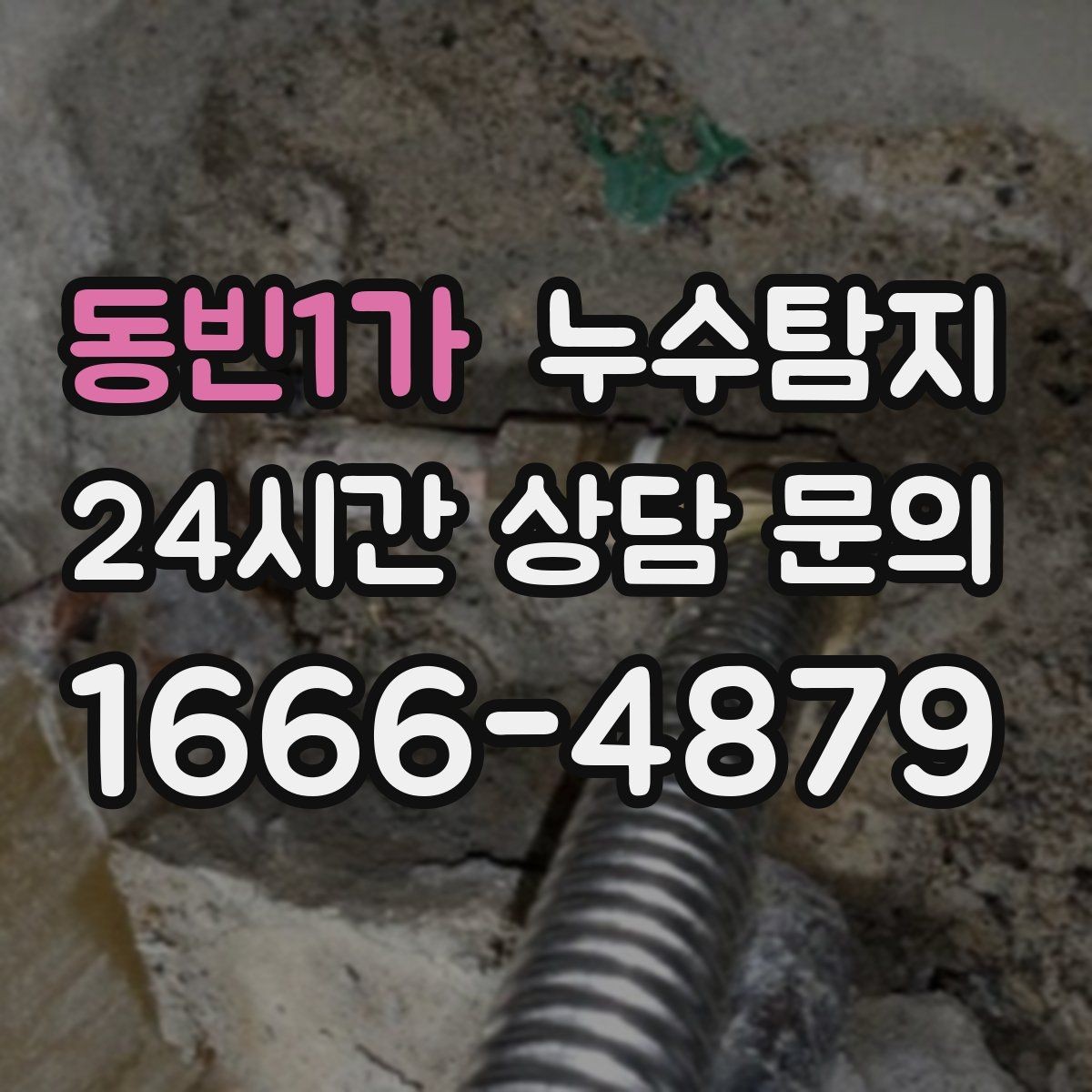 동빈1가 누수탐지 욕실 주방 배관 누수 점검