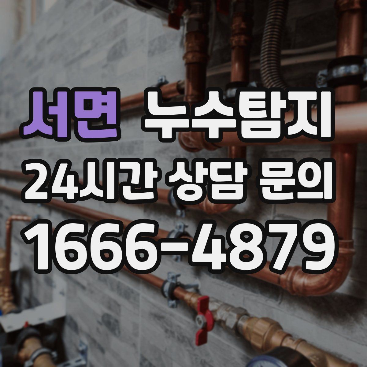 서면 누수탐지 벽체 내부 소리로 찾은 단서