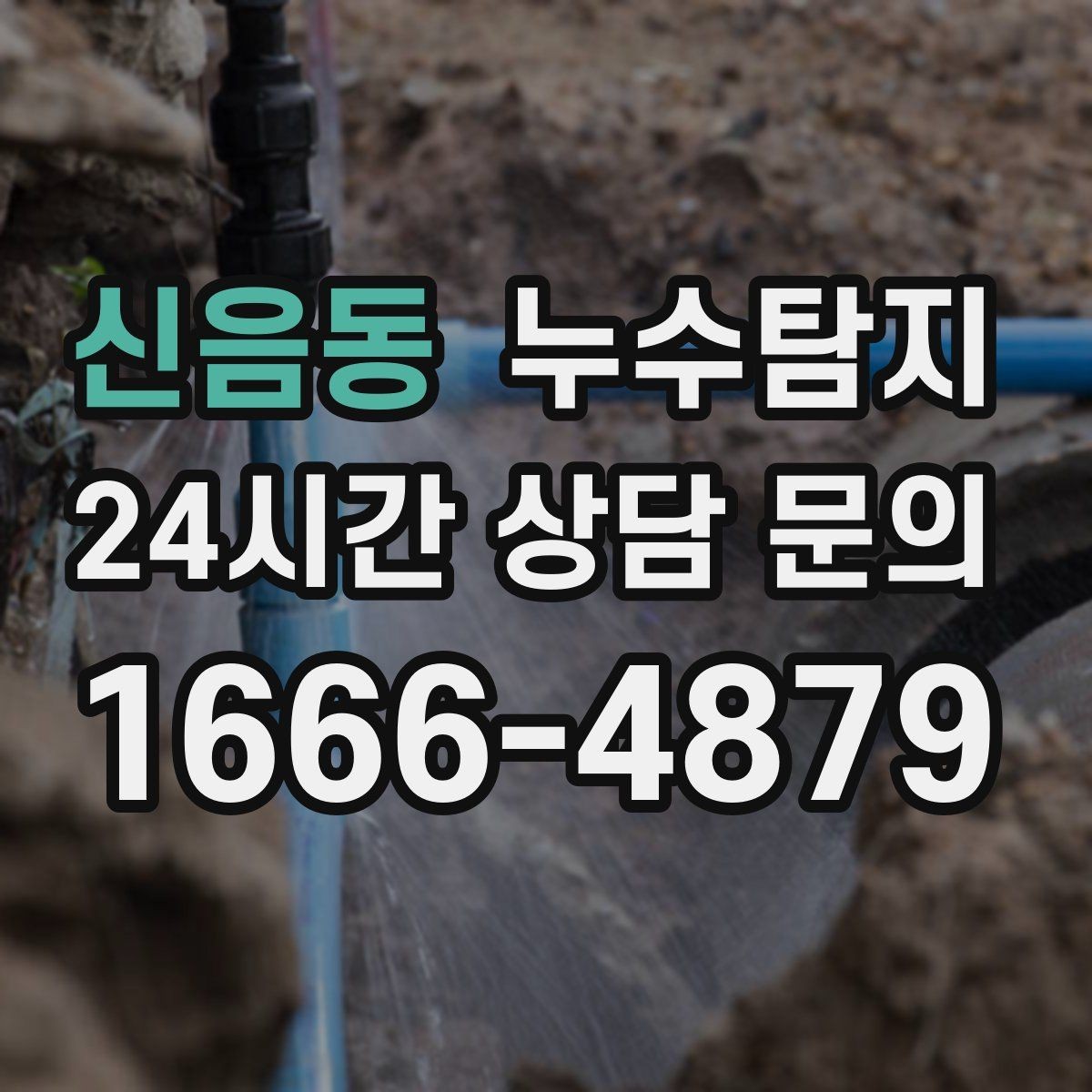 신음동 누수탐지 문제를 빠르게 해결하는 방법