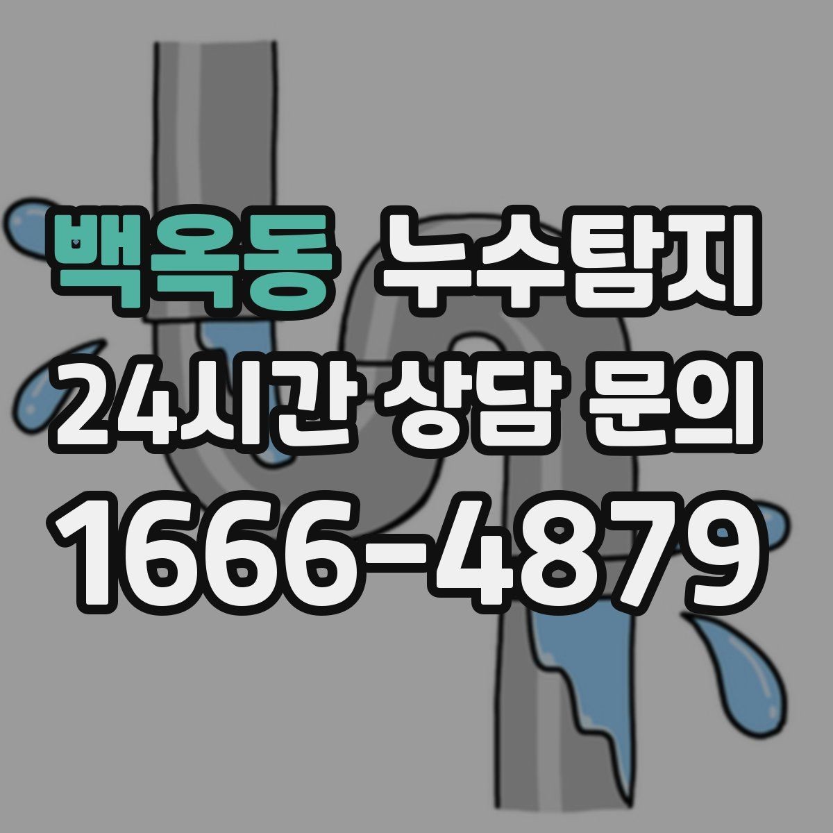 백옥동 누수탐지 노후 배관 교체 진단 가이드