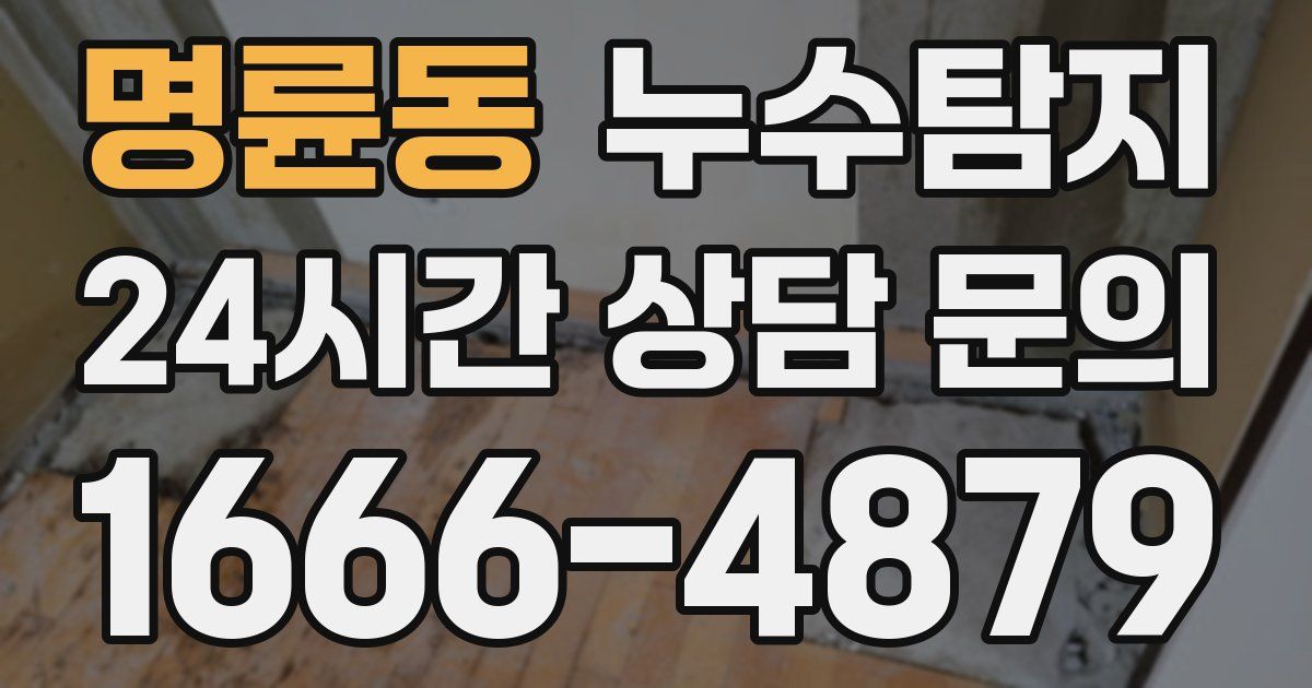 하수구막힘