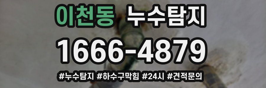 누수닥터 누수탐지