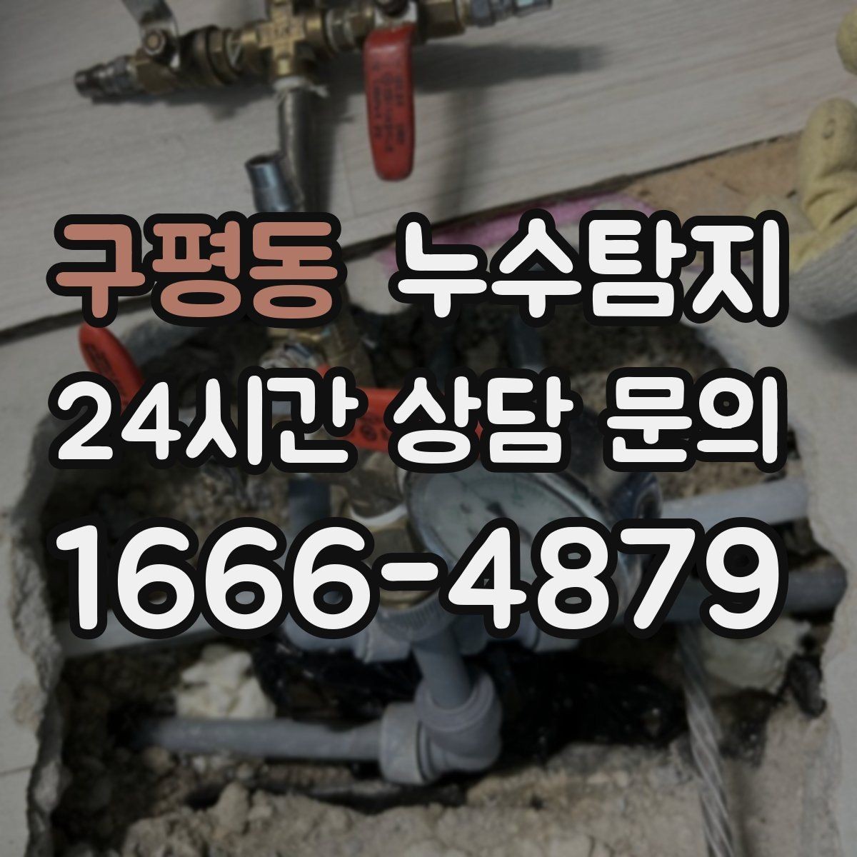 구평동 누수탐지 세탁실 배수 이상 확인 일지