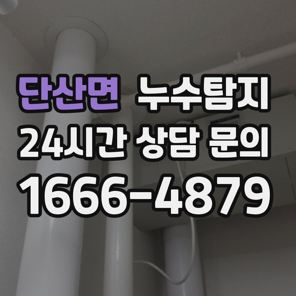 단산면 누수탐지 단독주택 외부 관로 점검