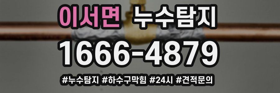 누수닥터 누수탐지