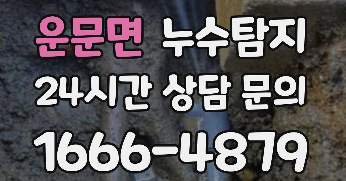하수구막힘