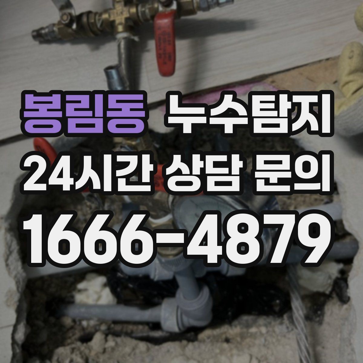 봉림동 누수탐지 전문 진단 서비스