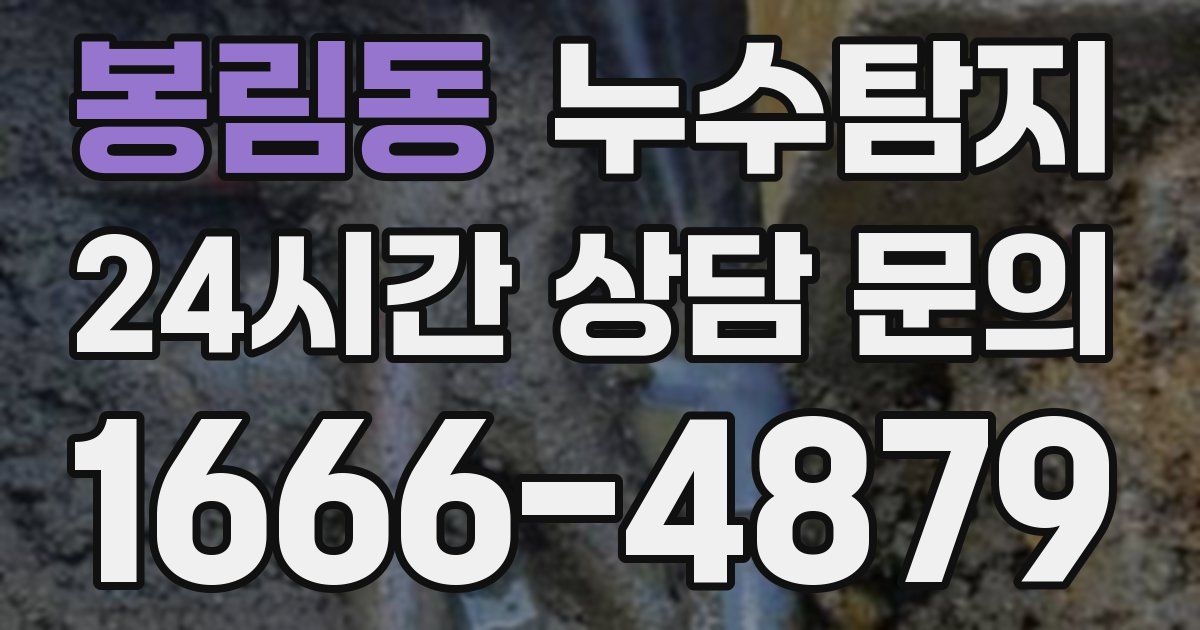 하수구막힘