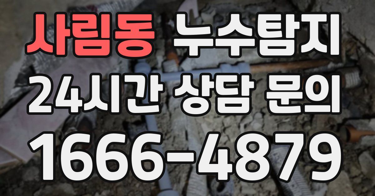 하수구막힘