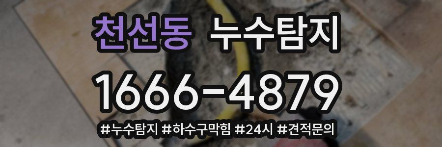 누수닥터 누수탐지