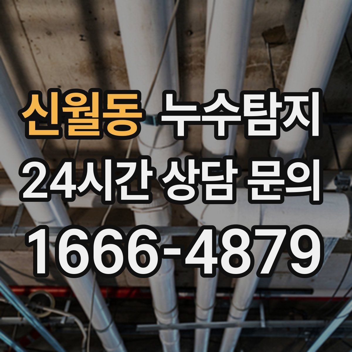 신월동 누수탐지 지하층 물고임 탈출기