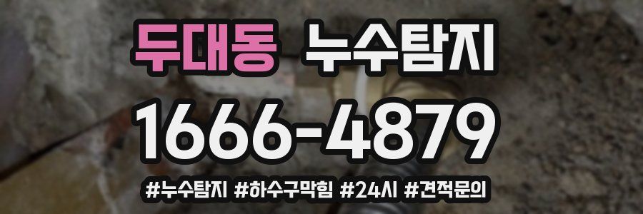 누수닥터 누수탐지