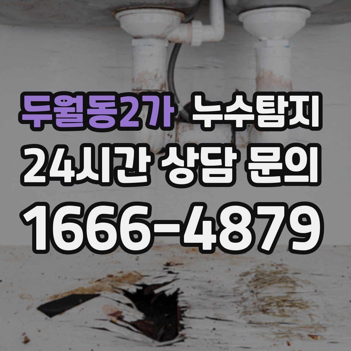 두월동2가 누수탐지 단열 결로와 누수 구분 진단