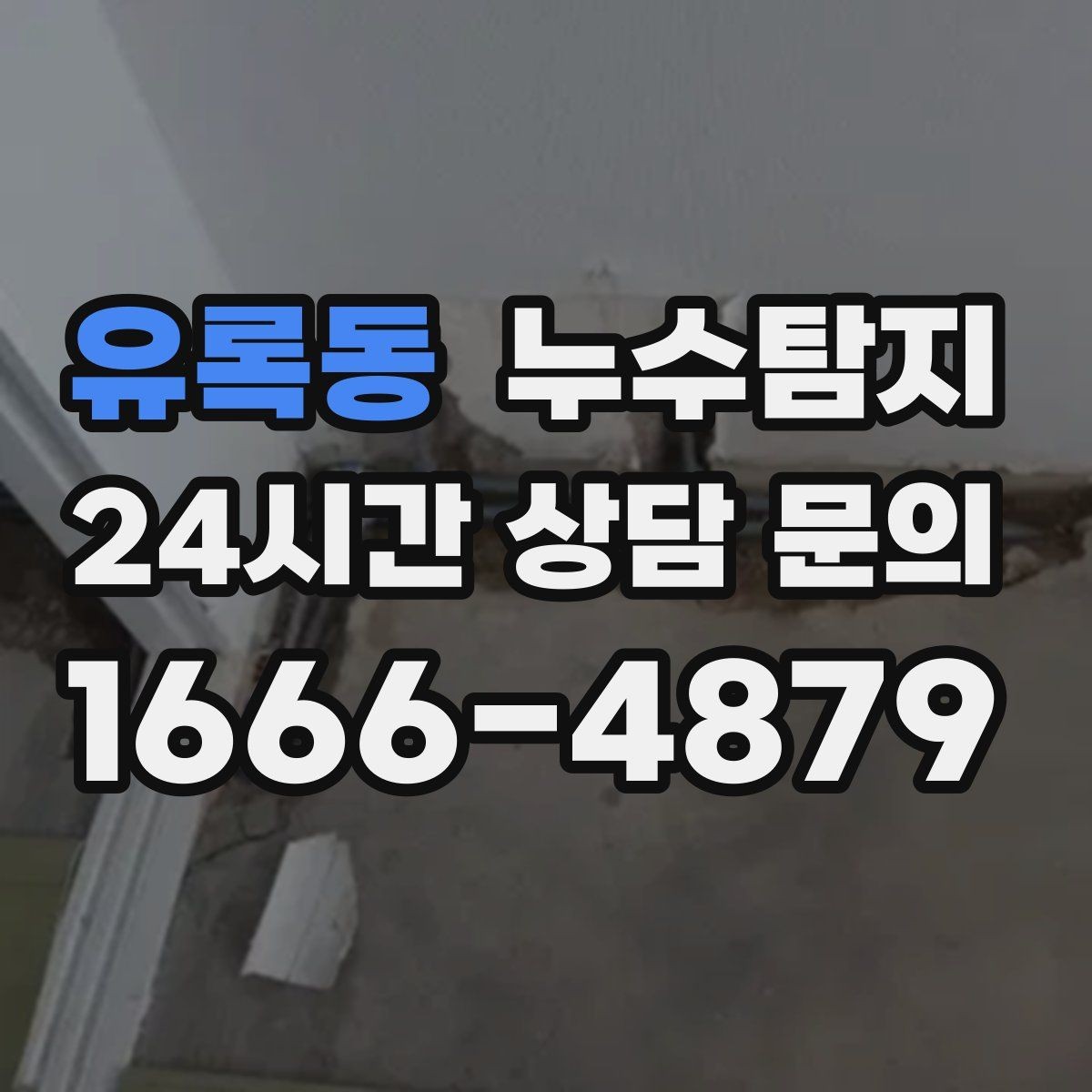 유록동 누수탐지 아파트 빌라 전문 진단