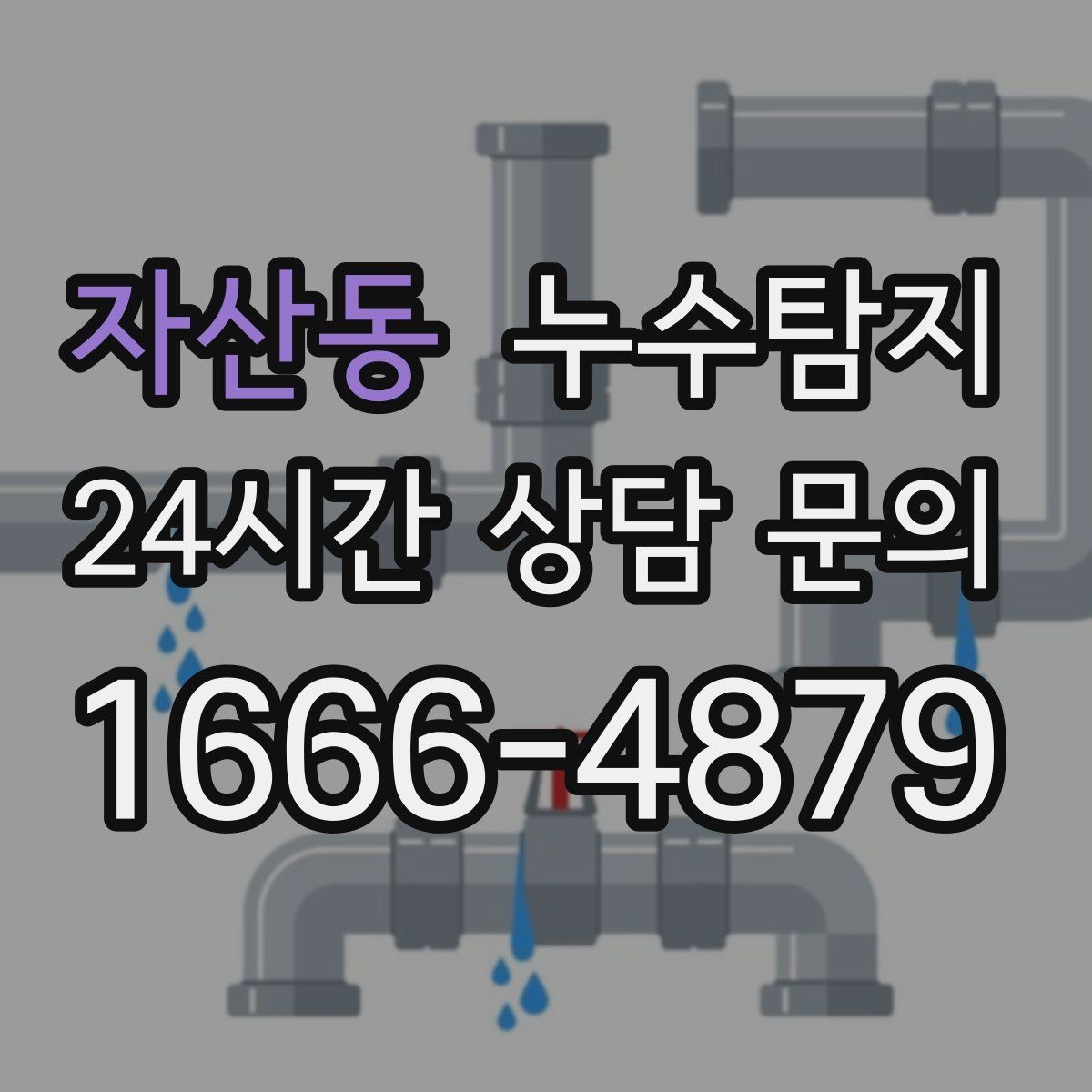자산동 누수탐지 신축 아파트 초기 하자 점검기