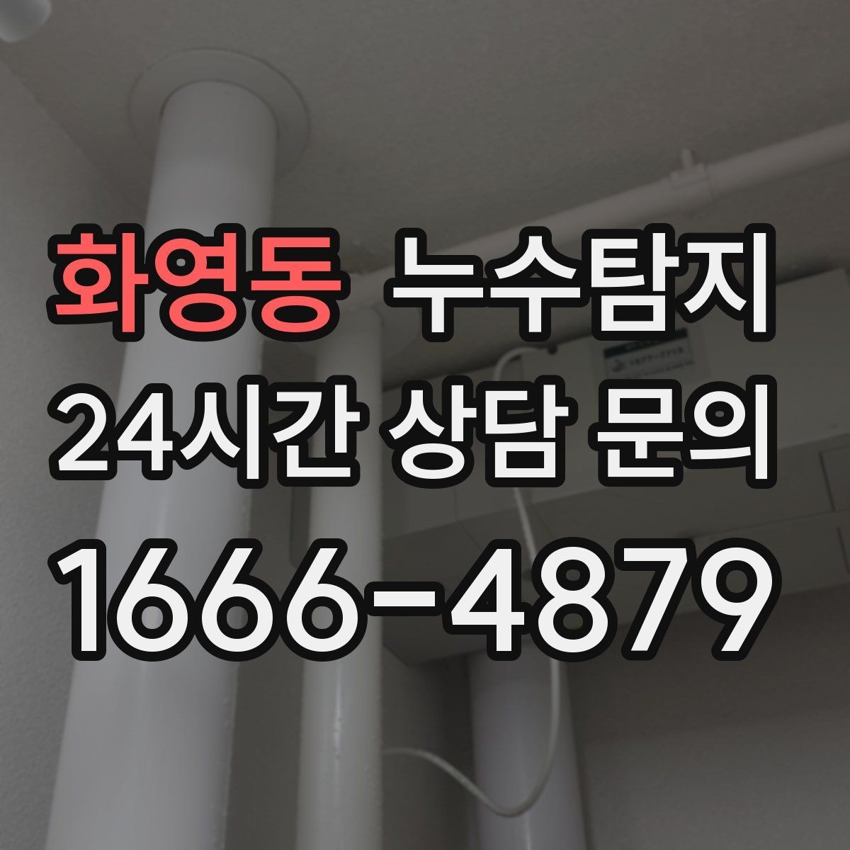 화영동 누수탐지 몰딩 틈새 습기 원인 추적