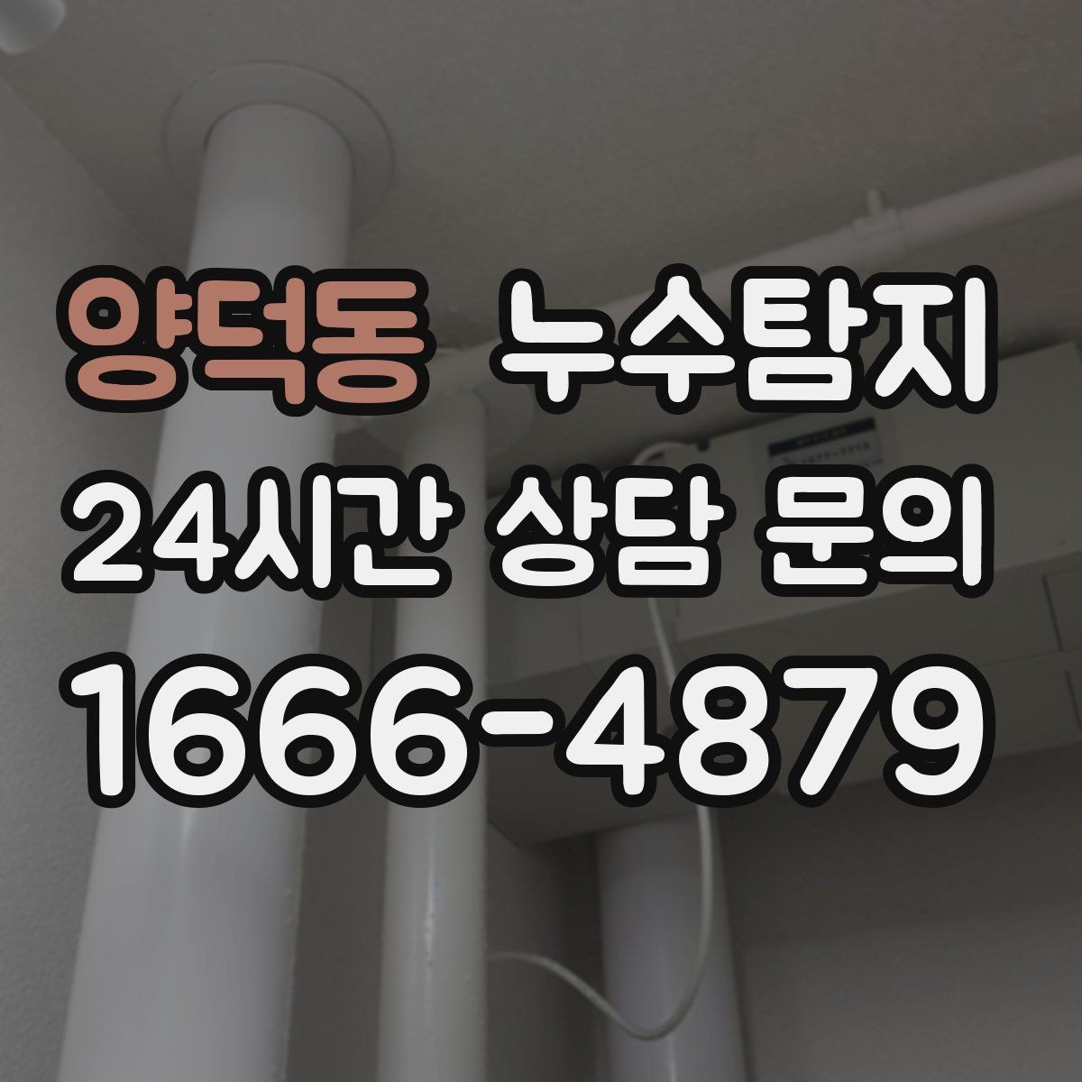 양덕동 누수탐지 작은 균열이 만든 큰 문제 대응