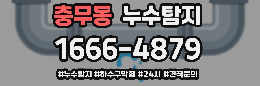 누수닥터 누수탐지