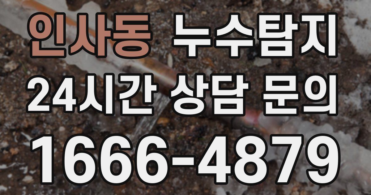 하수구막힘