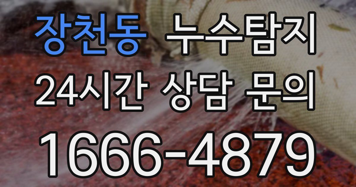 하수구막힘