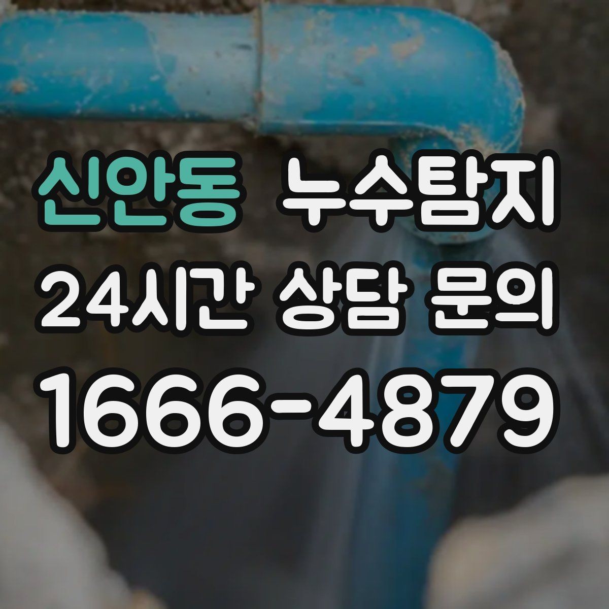 신안동 누수탐지 최소 파괴 정확 위치 탐지