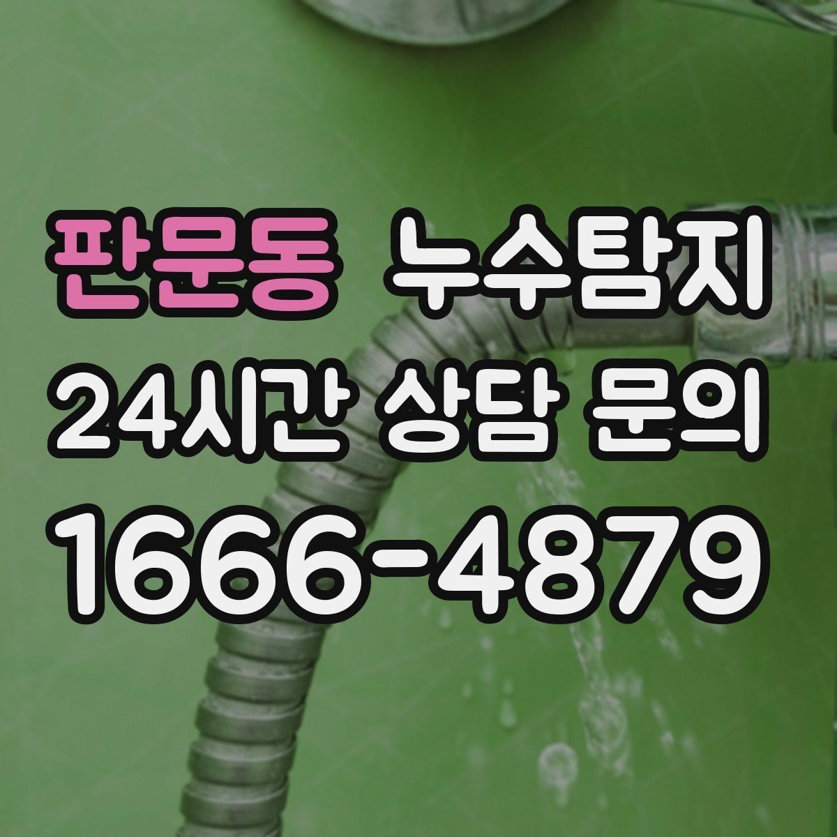 판문동 누수탐지 단열 결로와 누수 구분 가이드