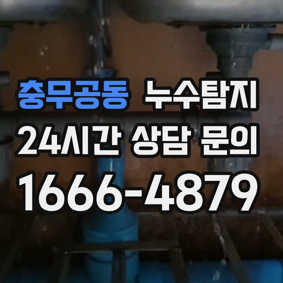 충무공동 누수탐지 보이지 않는 누수도 정확하게