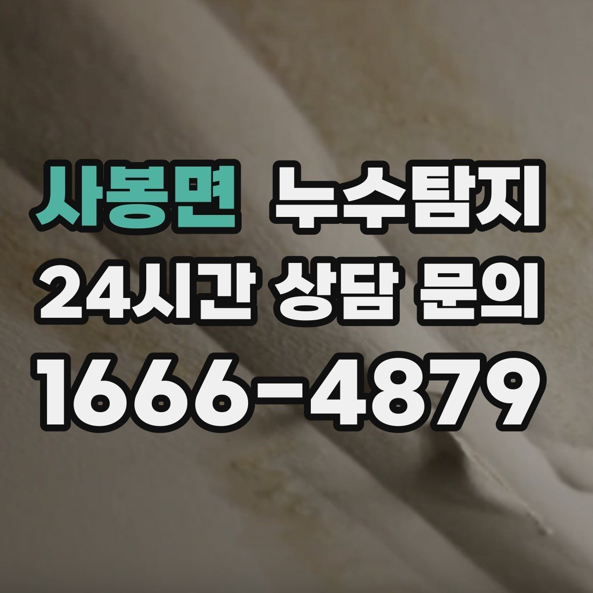 사봉면 누수탐지 옥상 우수 유입 차단