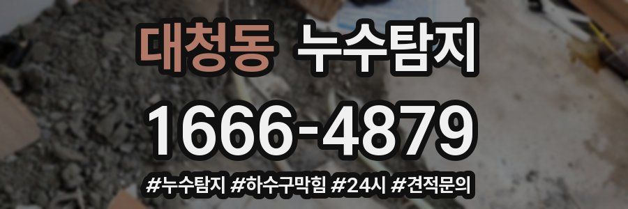 누수닥터 누수탐지