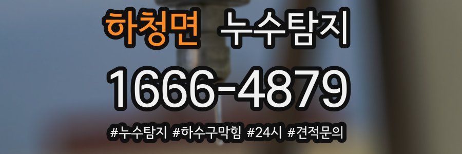 누수닥터 누수탐지