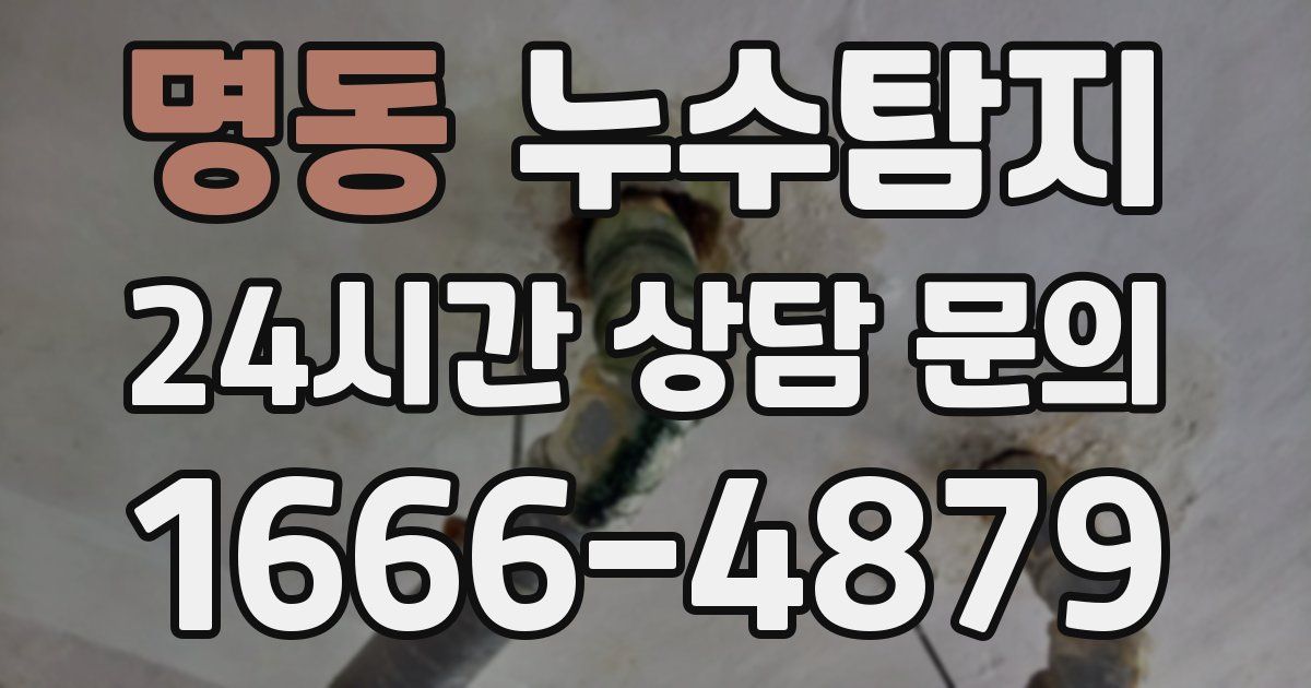 하수구막힘