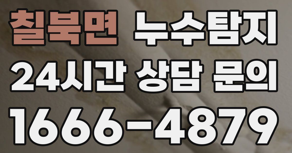 하수구막힘