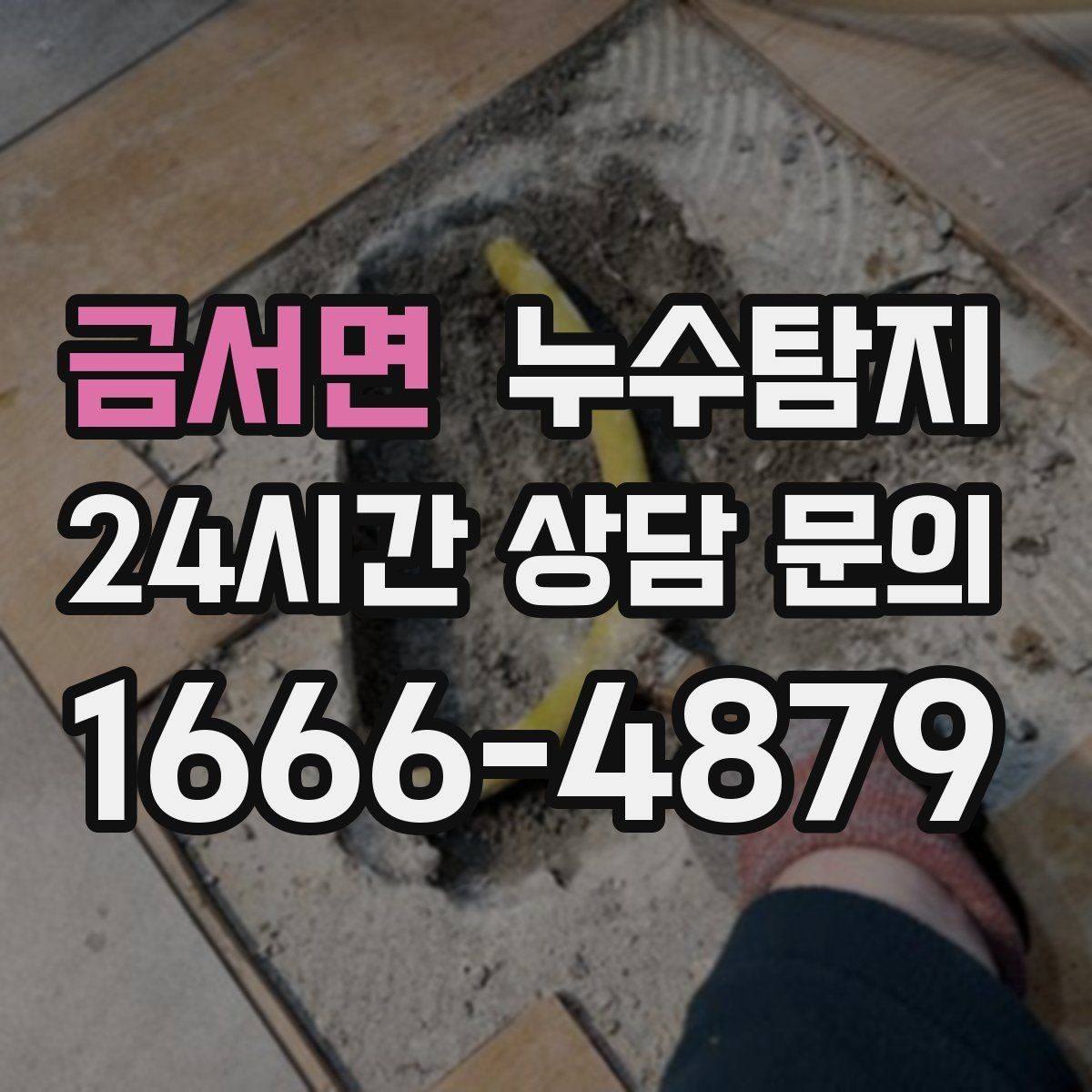 금서면 누수탐지 비용 가격 요금과 견적이 궁금하시다면