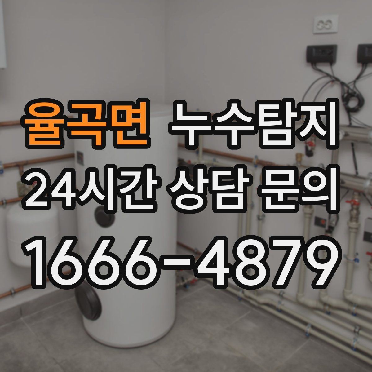 율곡면 누수탐지 단독주택 외부 관로 점검