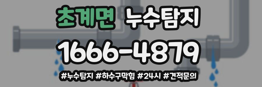 누수닥터 누수탐지
