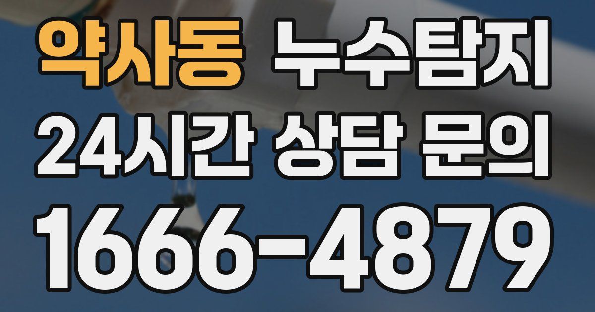 하수구막힘