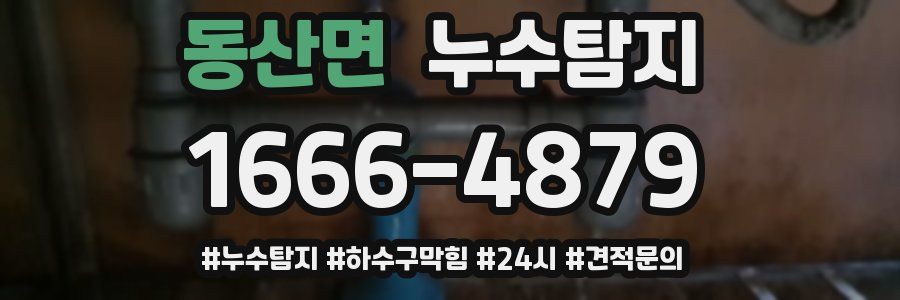 누수닥터 누수탐지