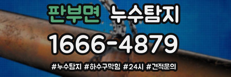 누수닥터 누수탐지