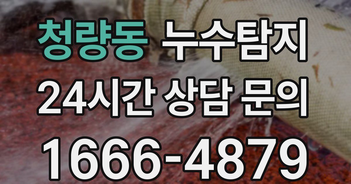 하수구막힘