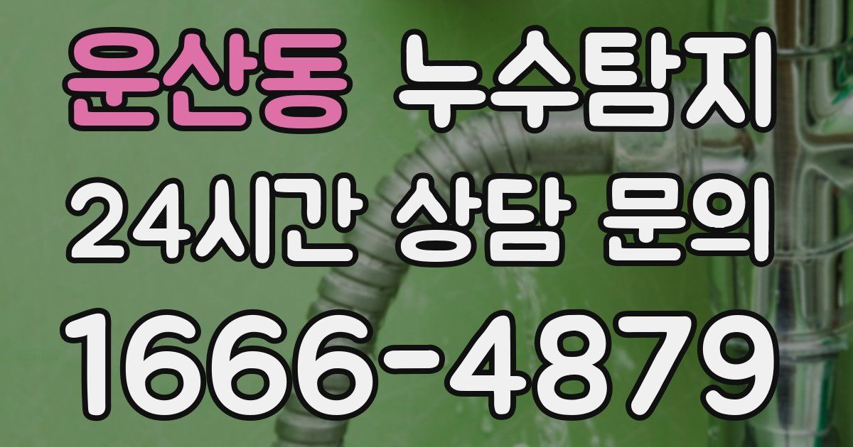 하수구막힘