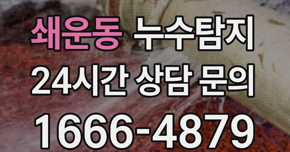 하수구막힘