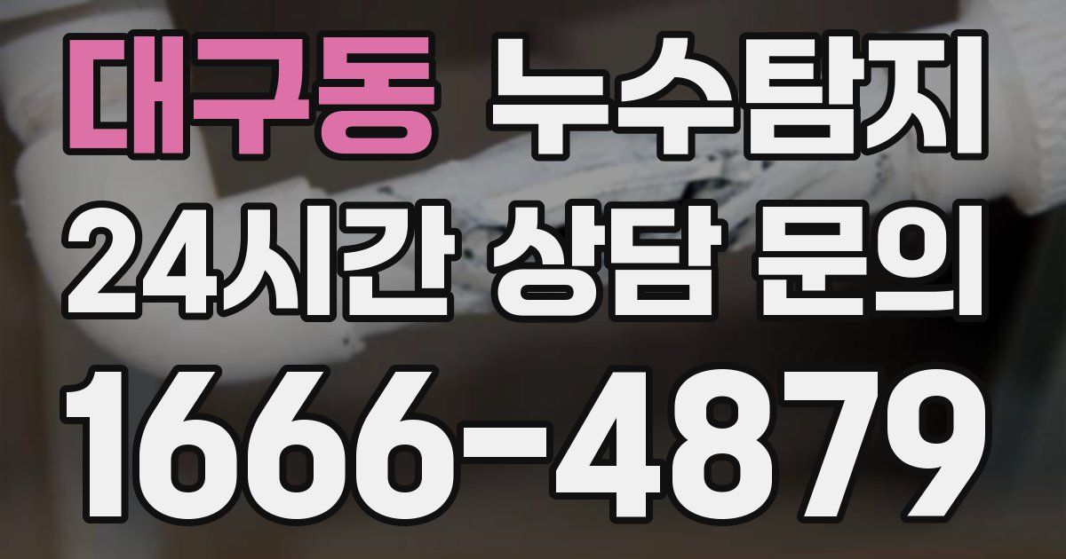 하수구막힘