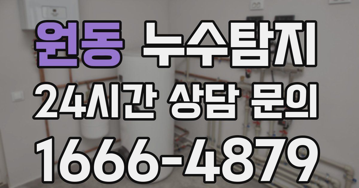 하수구막힘