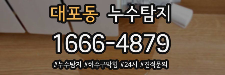 누수닥터 누수탐지
