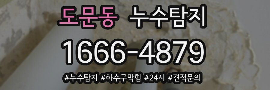 누수닥터 누수탐지