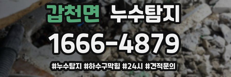 누수닥터 누수탐지