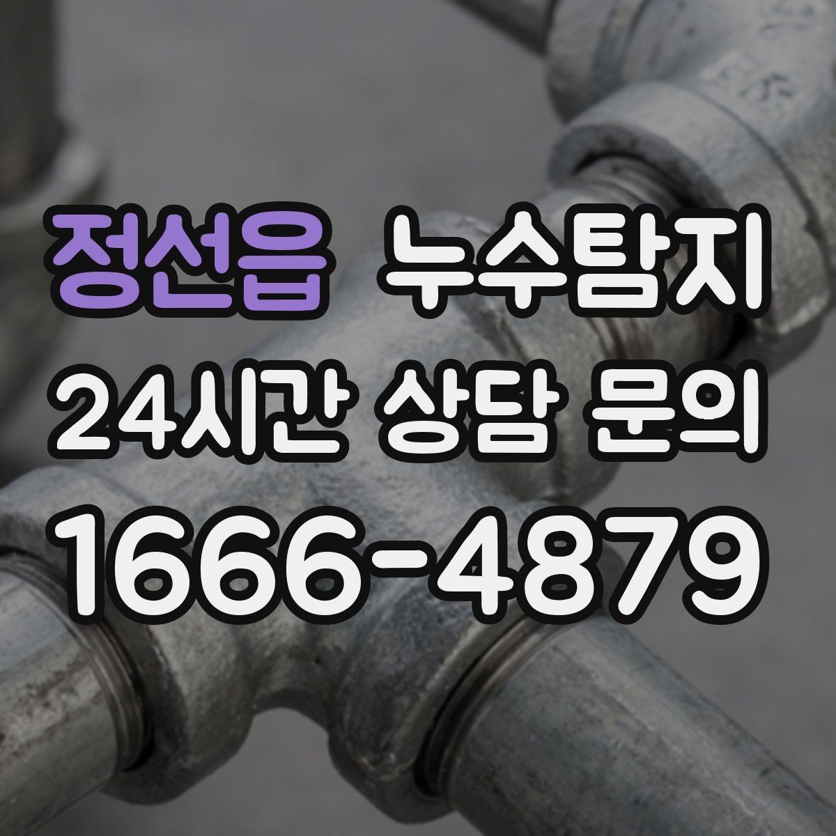 정선읍 누수탐지 수도요금 증가 원인 탐지